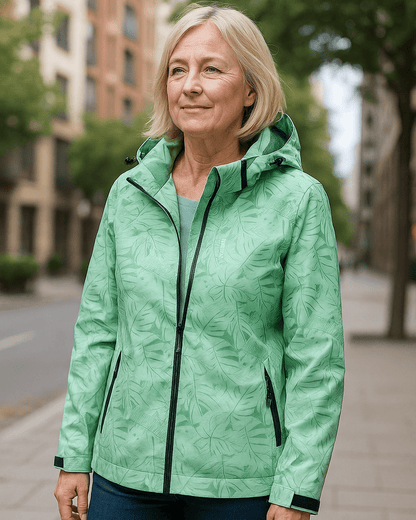 Annette | Floral Waterproof Hooded Jacket