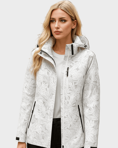 Annette | Floral Waterproof Hooded Jacket