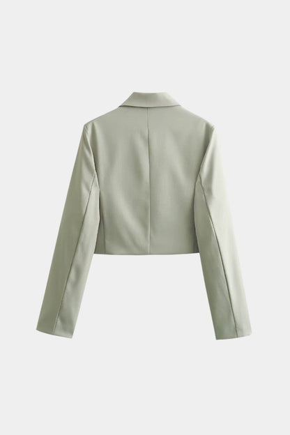 Anna | Cropped Jacket & Wide-Leg Trouser Set