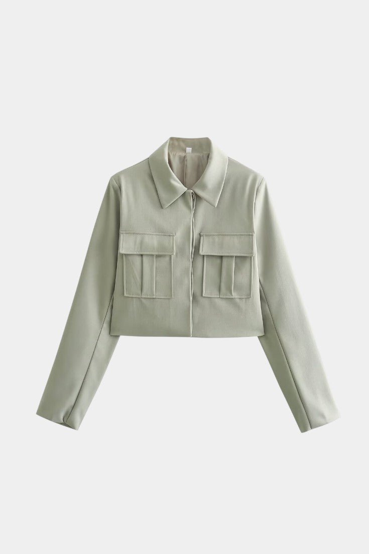 Anna | Cropped Jacket & Wide-Leg Trouser Set