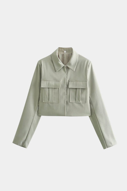 Anna | Cropped Jacket & Wide-Leg Trouser Set
