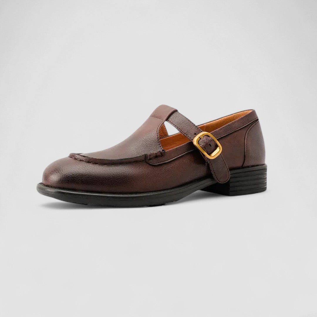 Anna | Black Double-Strap Mary Jane Shoes