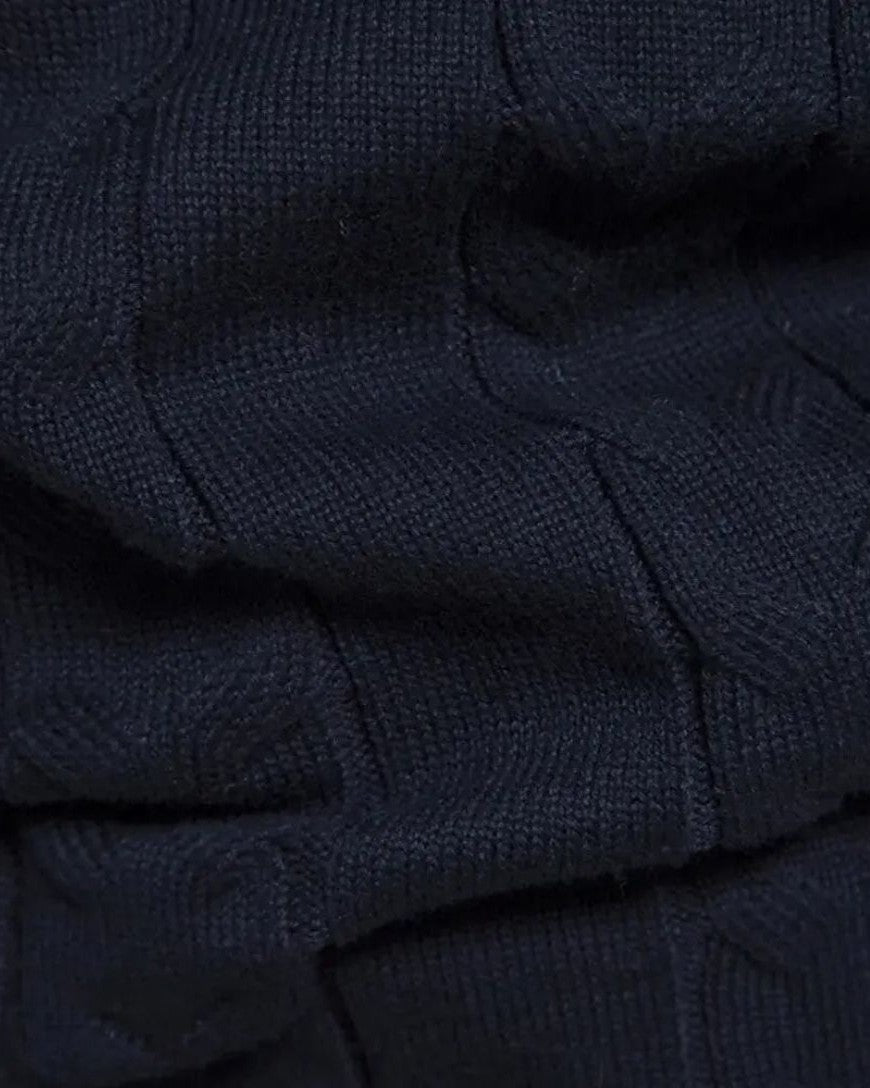 Antony | Patterned Half-Zip Jumper