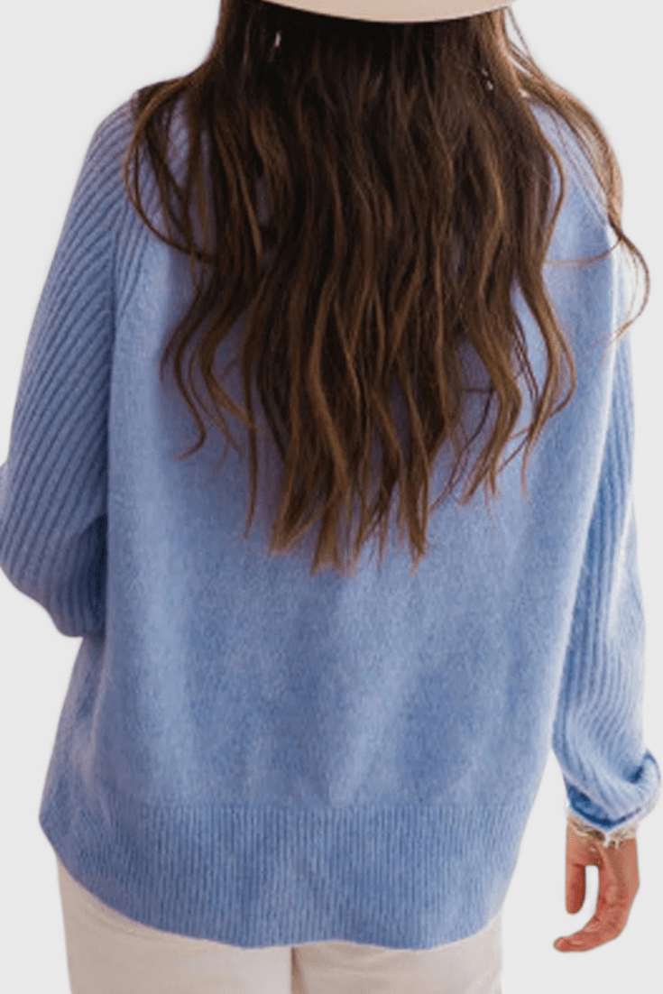 Arlene | Powder Blue Relaxed Jumper