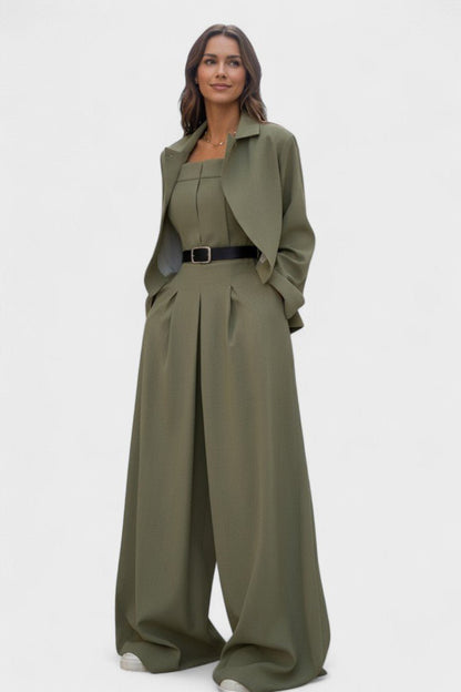 Anthea | Three-Piece Bustier Trouser Set