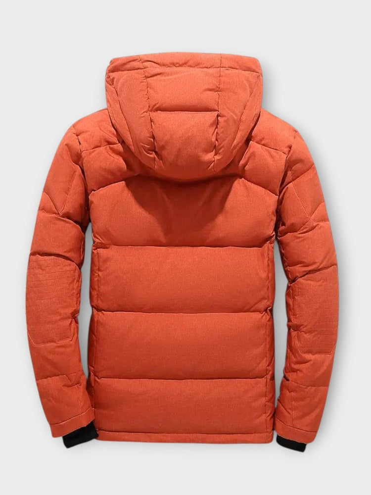 Archie | Orange Hooded Winter Parka