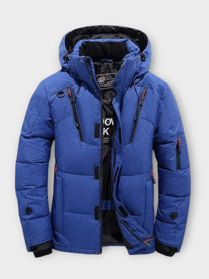 Archie | Orange Hooded Winter Parka