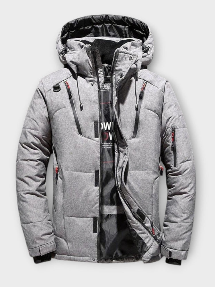 Archie | Orange Hooded Winter Parka