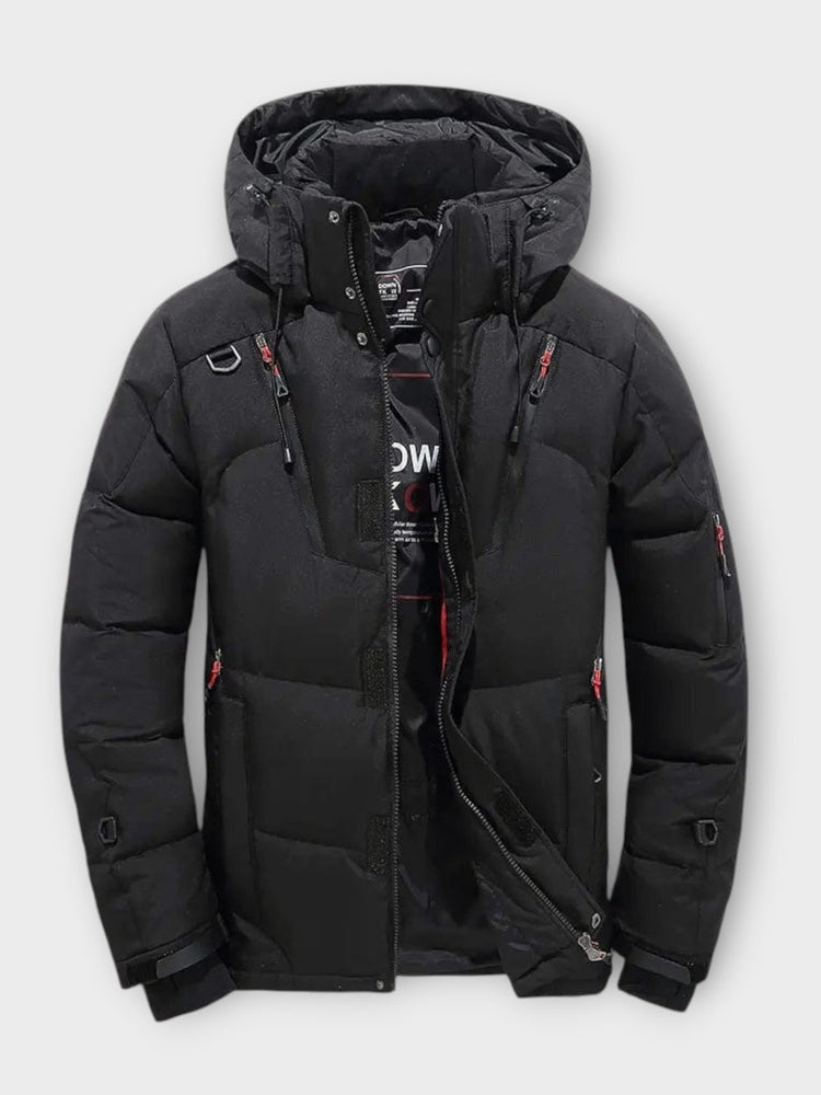 Archie | Orange Hooded Winter Parka