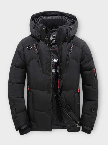 Archie | Orange Hooded Winter Parka
