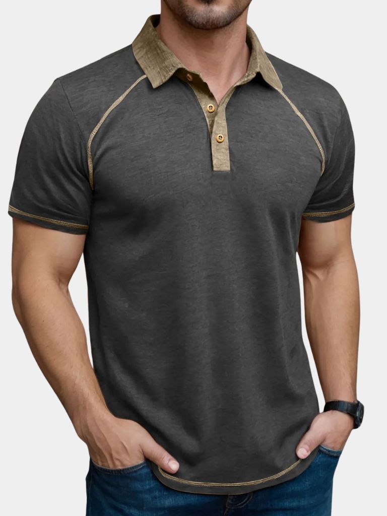 Alfred | Contrast-Trim Polo Shirt