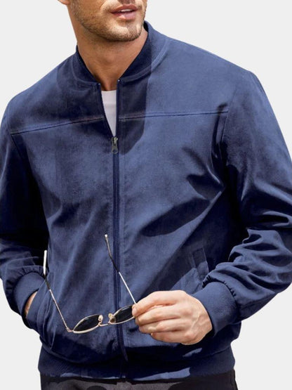 Ashley | Taupe Bomber Jacket