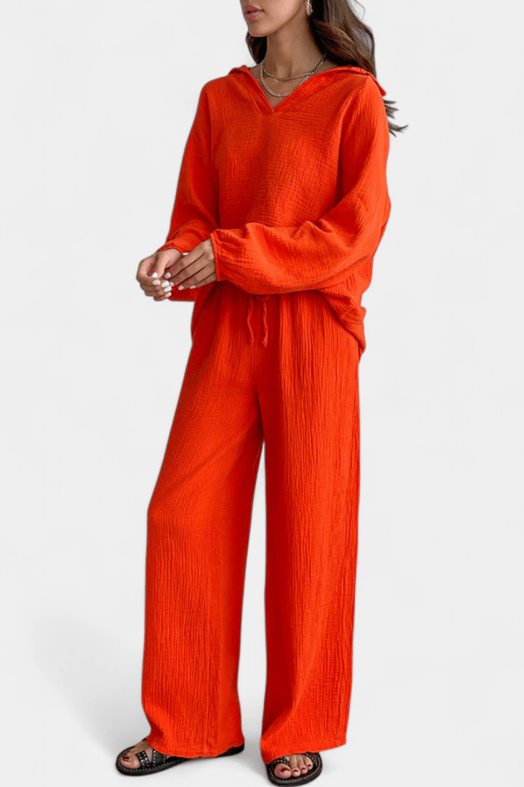 Esther | Relaxed Long-Sleeve Trouser Set