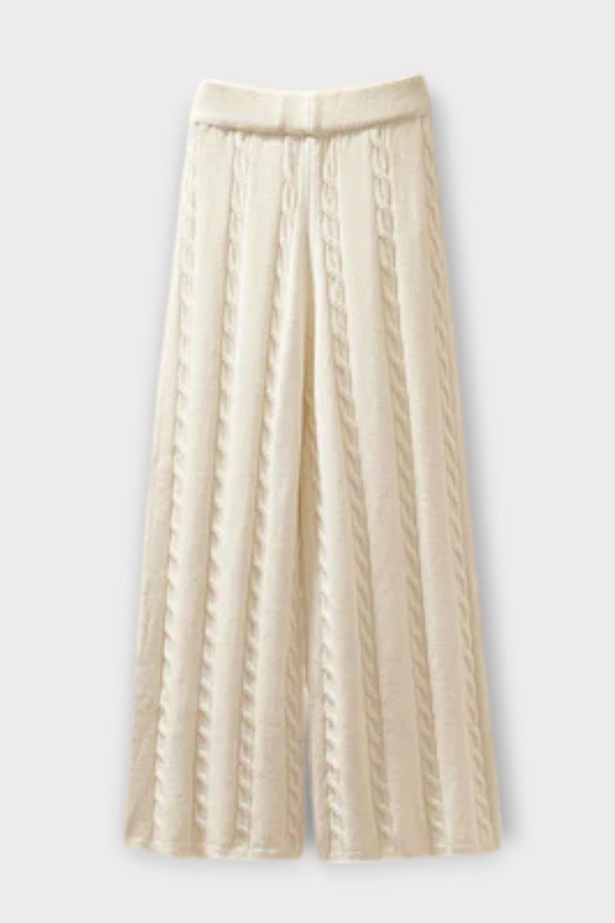 Esther | Cable-Knit Top, Gilet & Trouser Set