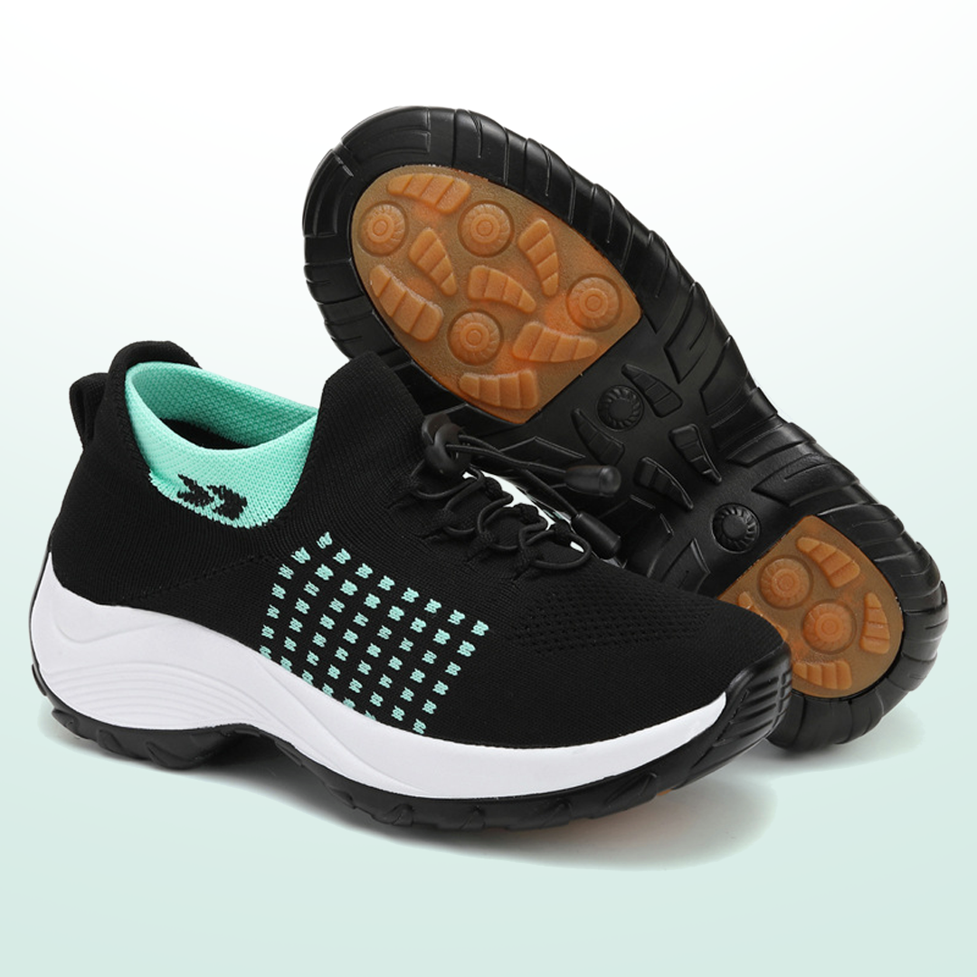 Bryony | Elastic Lace Comfort Trainers