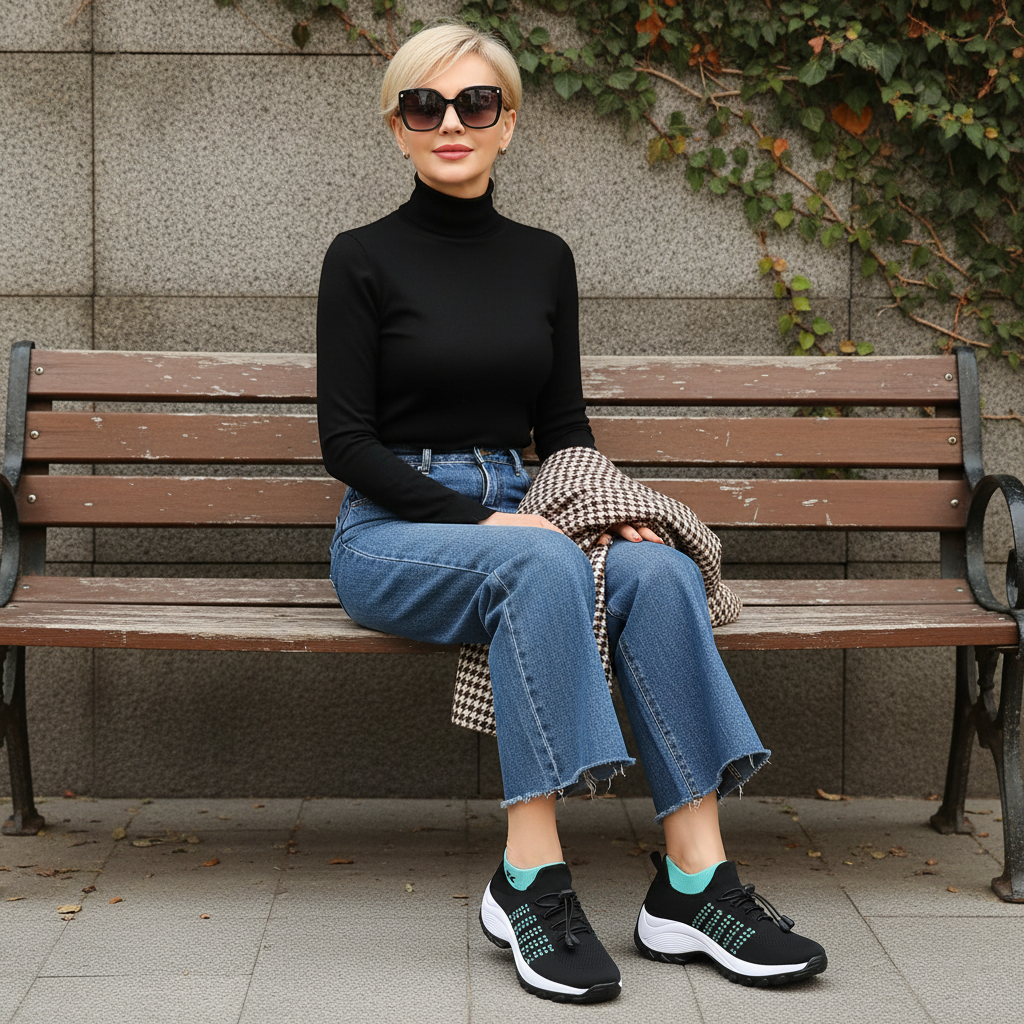 Bryony | Elastic Lace Comfort Trainers