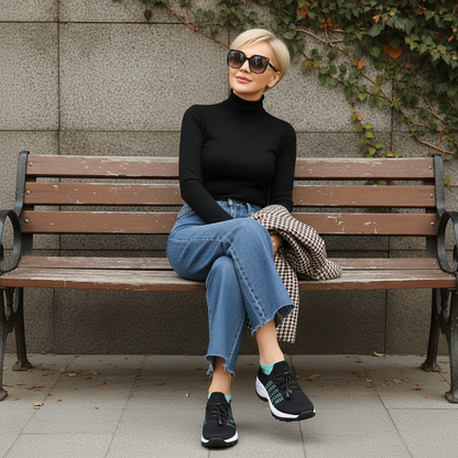 Bryony | Elastic Lace Comfort Trainers