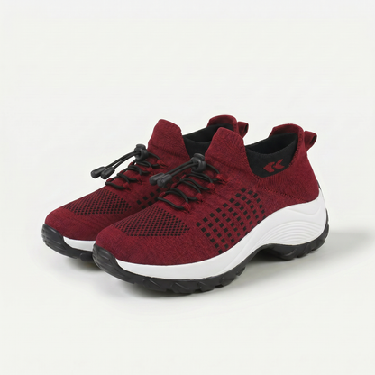 Bryony | Elastic Lace Comfort Trainers