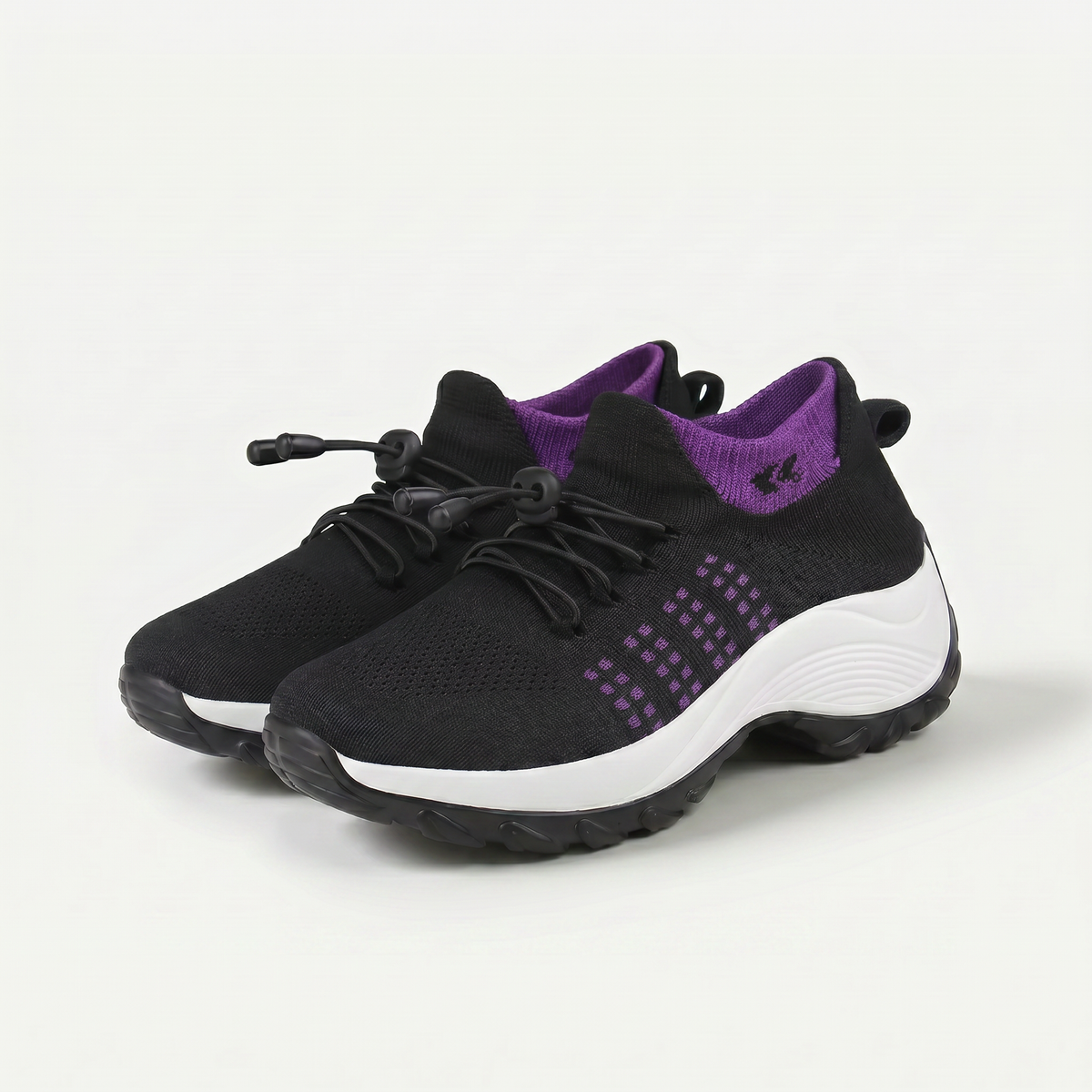 Bryony | Elastic Lace Comfort Trainers