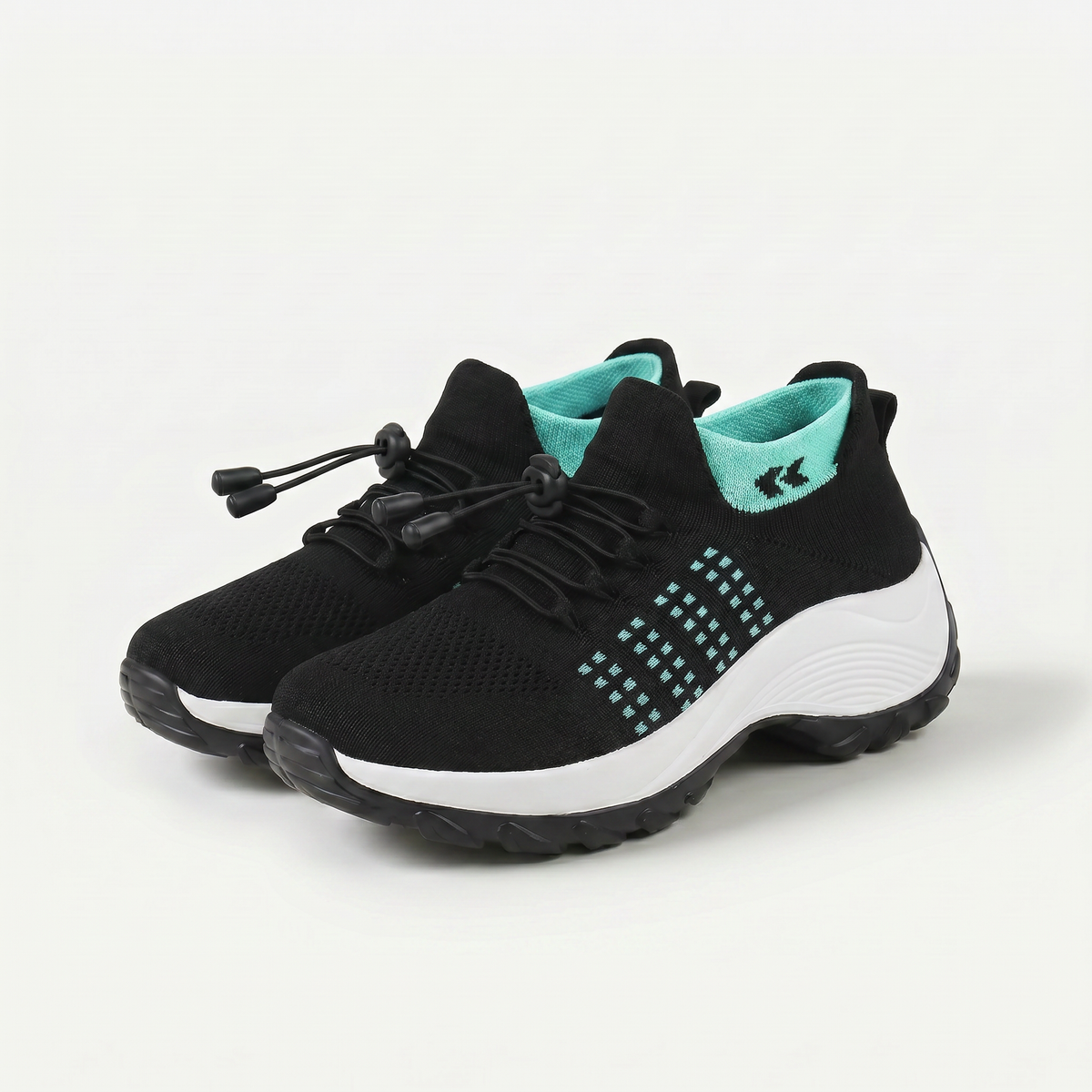 Bryony | Elastic Lace Comfort Trainers