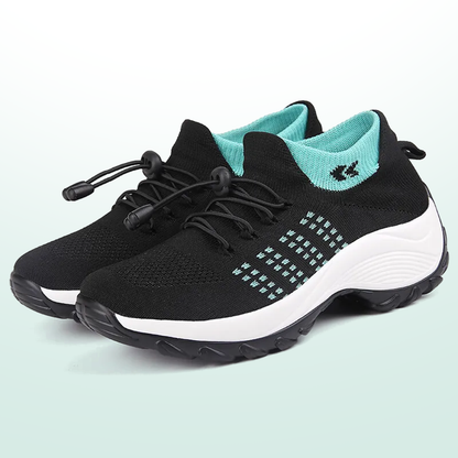 Bryony | Elastic Lace Comfort Trainers