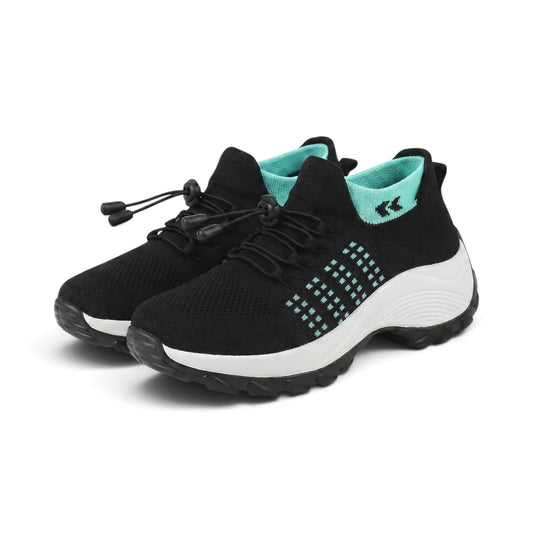 Bryony | Elastic Lace Comfort Trainers