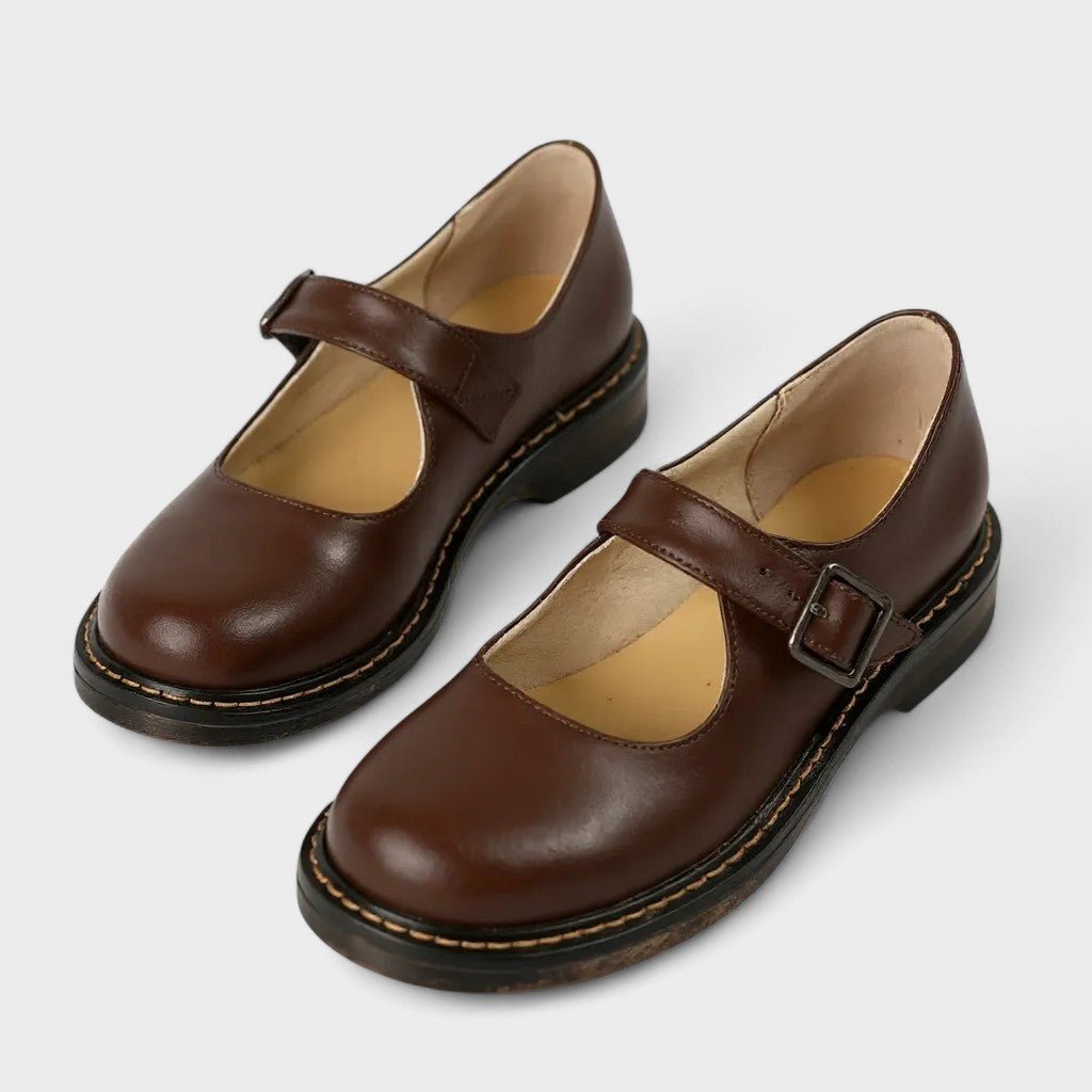 Augusta | Black Everyday Mary Jane Flats