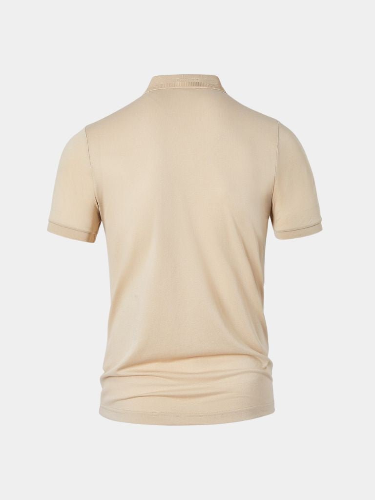 Aidan | Cream Classic Polo Shirt