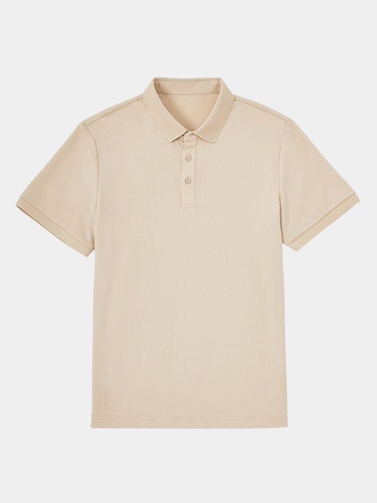 Aidan | Cream Classic Polo Shirt