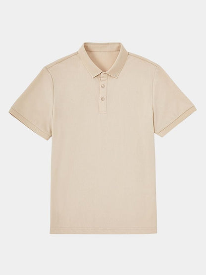 Aidan | Cream Classic Polo Shirt
