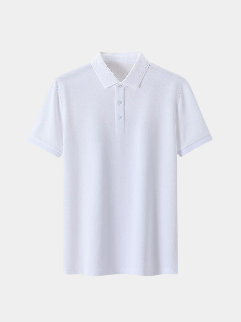 Aidan | Cream Classic Polo Shirt
