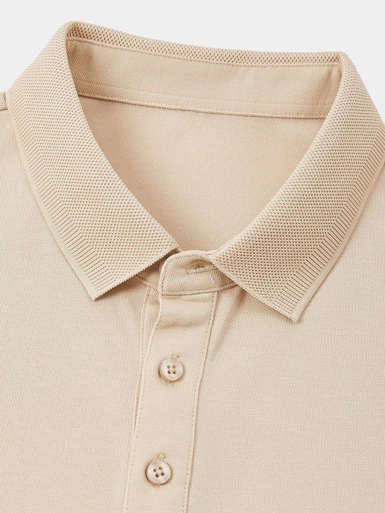 Aidan | Cream Classic Polo Shirt