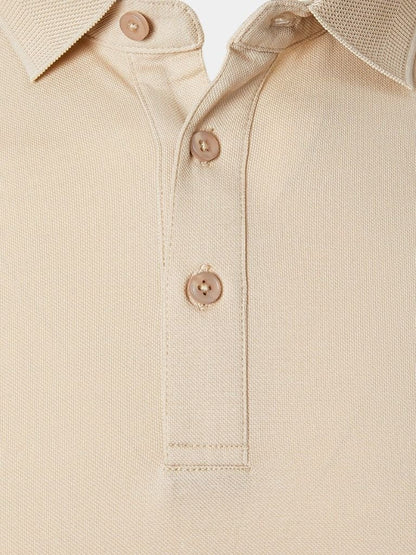 Aidan | Cream Classic Polo Shirt