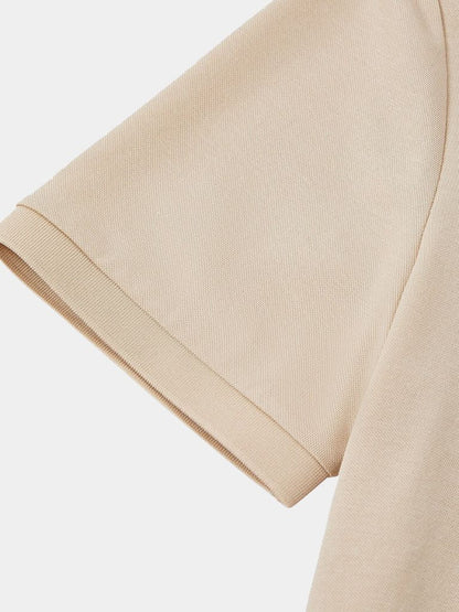 Aidan | Cream Classic Polo Shirt