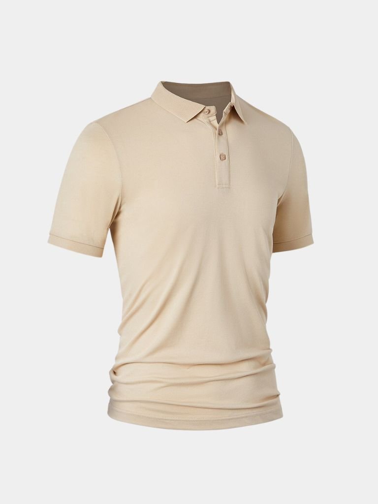 Aidan | Cream Classic Polo Shirt