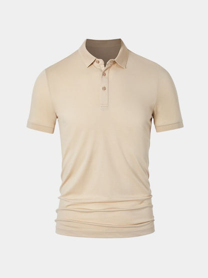 Aidan | Cream Classic Polo Shirt