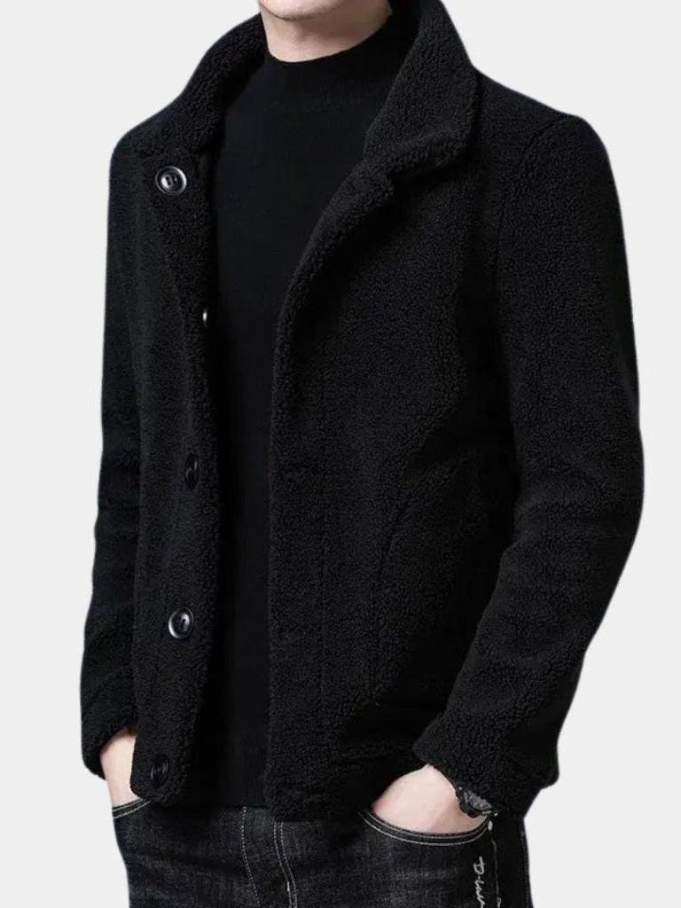 Benjamin | Camel Button-Front Jacket