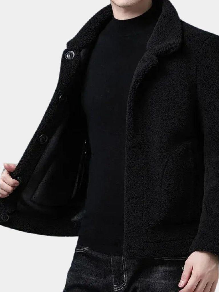 Benjamin | Camel Button-Front Jacket