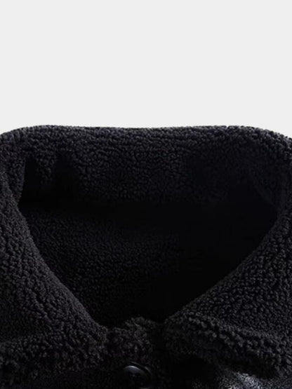 Benjamin | Camel Button-Front Jacket