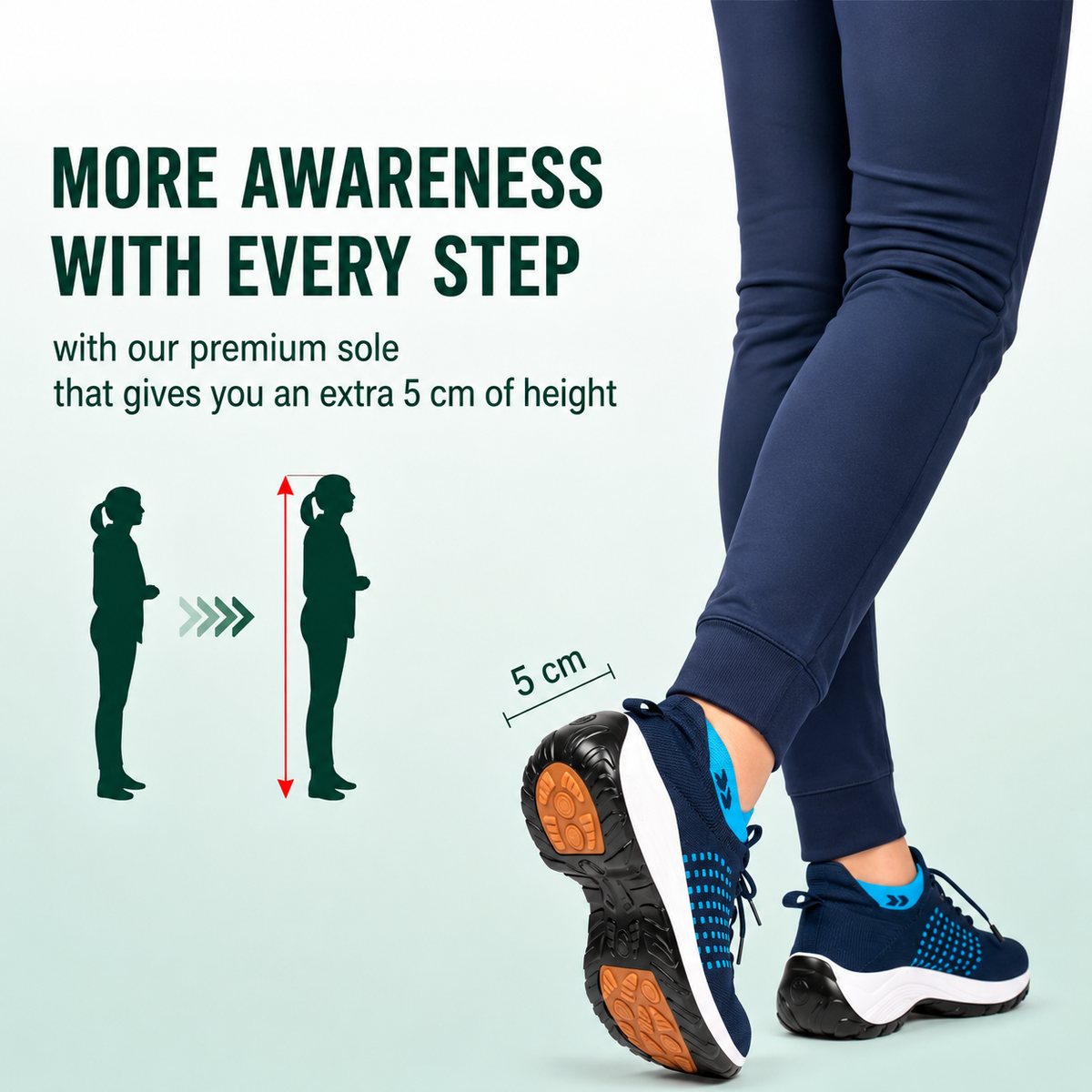 Bryony | Elastic Lace Comfort Trainers