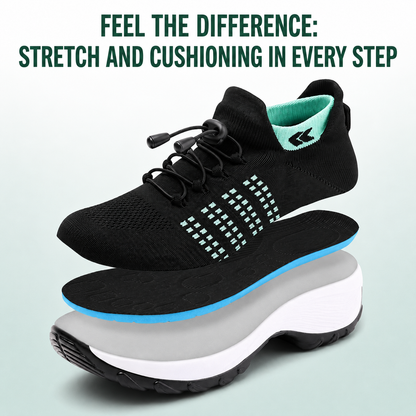 Bryony | Elastic Lace Comfort Trainers