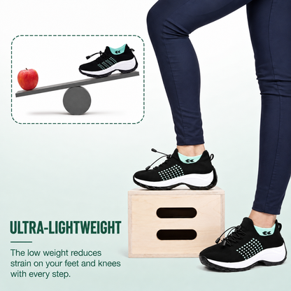 Bryony | Elastic Lace Comfort Trainers