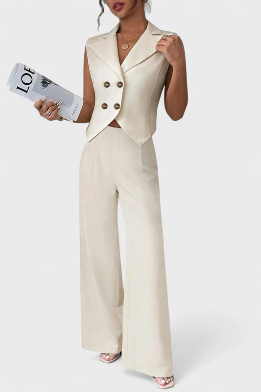 Bonnie | Double-Breasted Waistcoat & Trouser Set