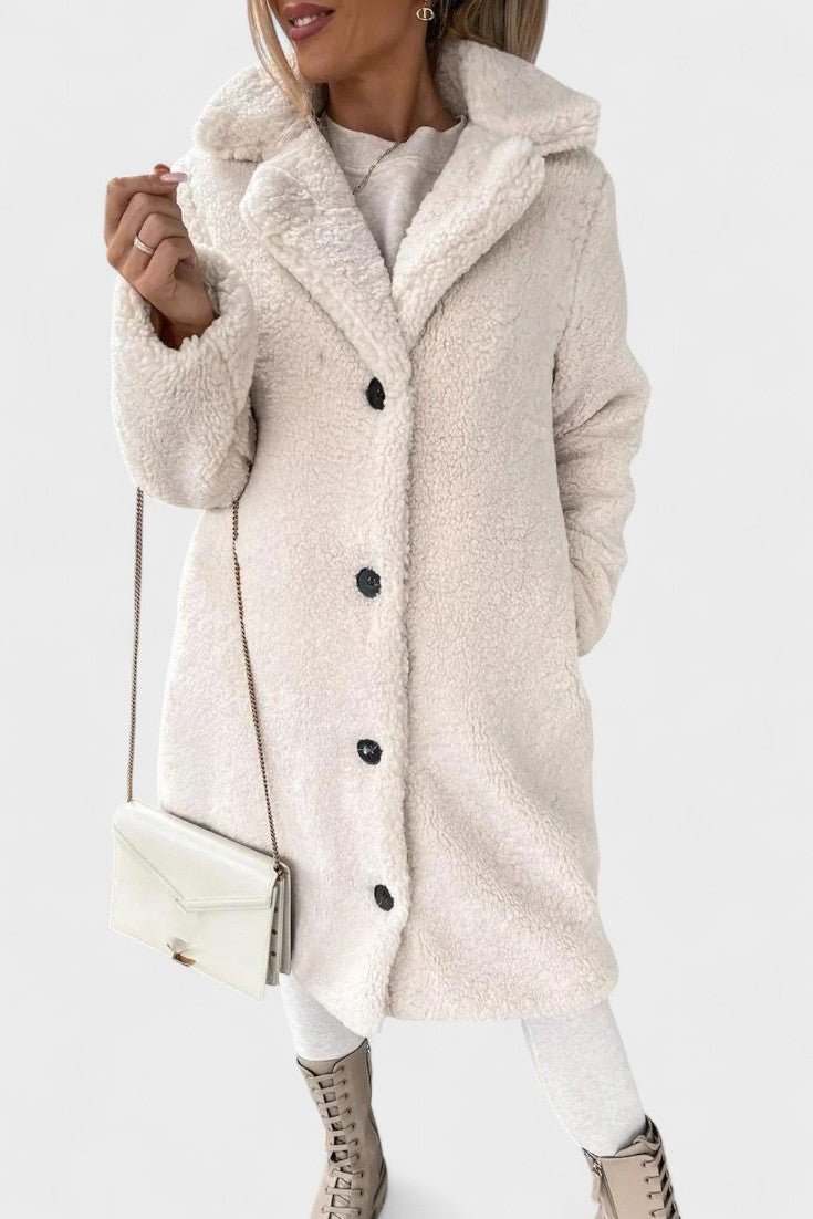 Bonnie | Camel Teddy Long Coat