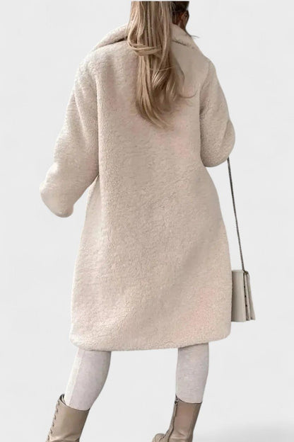 Bonnie | Camel Teddy Long Coat