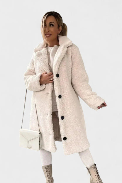 Bonnie | Camel Teddy Long Coat