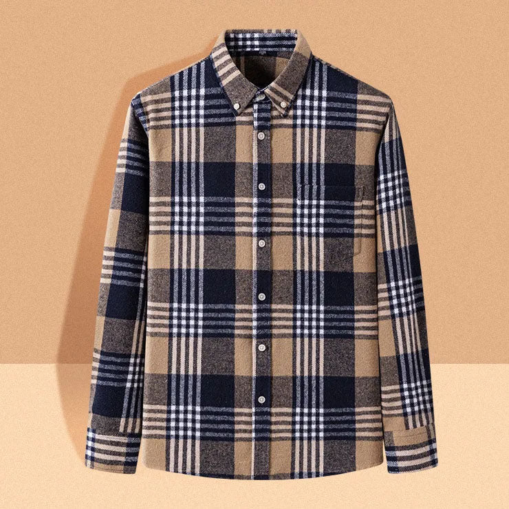 Charles | Black & Grey Check Shirt