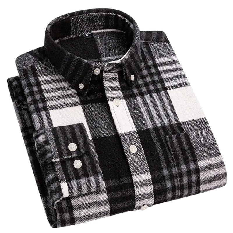 Charles | Black & Grey Check Shirt