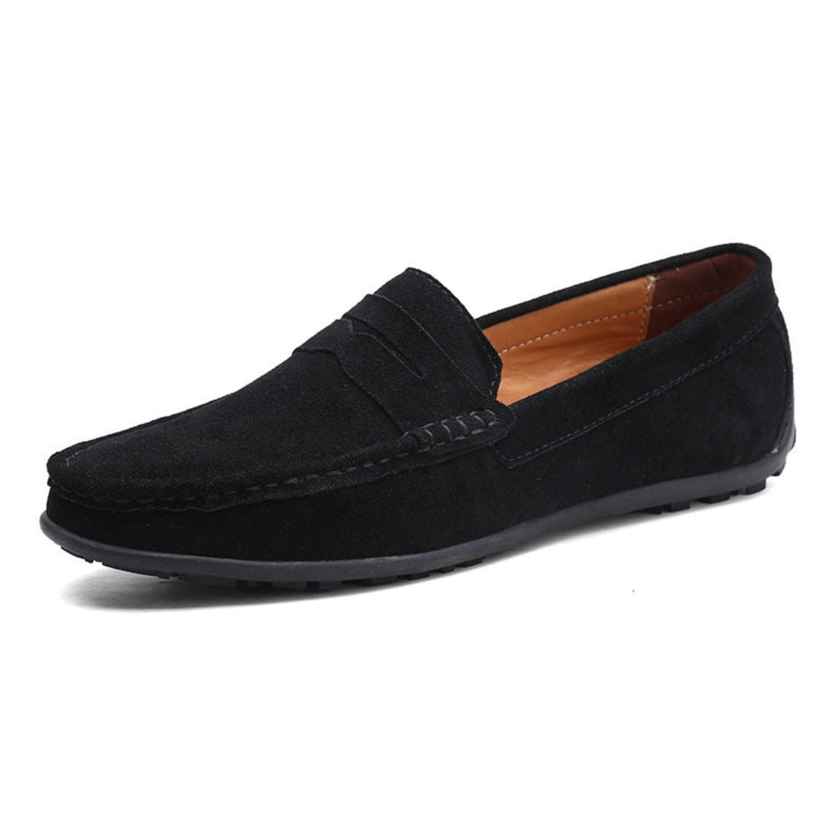 Graham | Soft Blue Suede Loafers