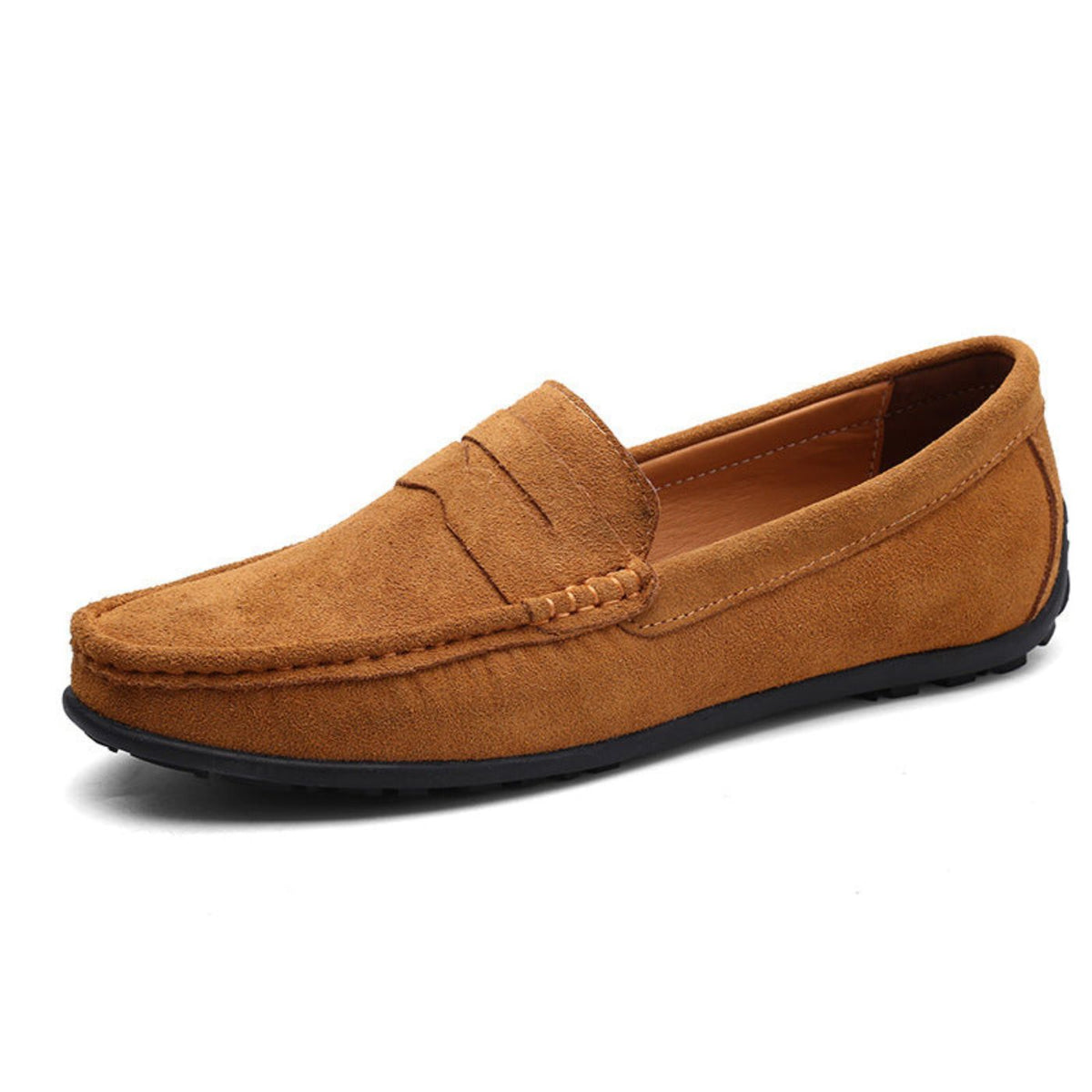 Graham | Soft Blue Suede Loafers